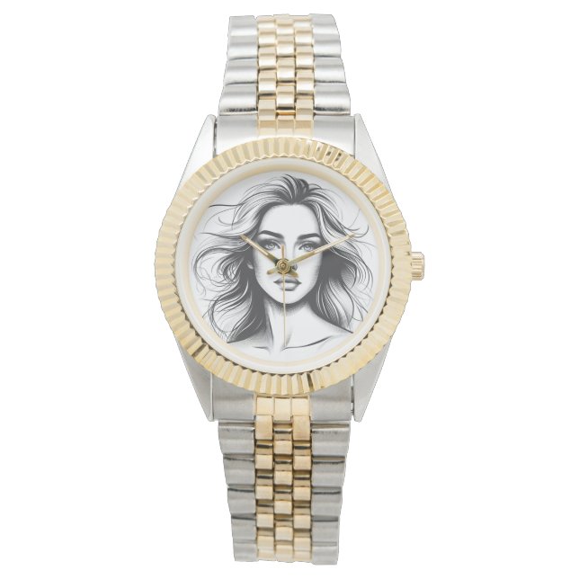 Schöne Uhr für Frauen (Vorderseite)