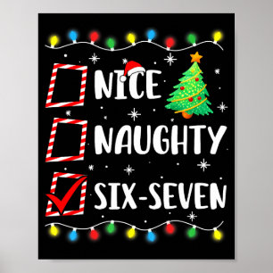 Schöne Unartige 67 Sechs Sieben Lustige Weihnachte Poster