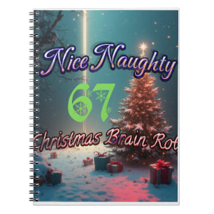 Schöne Unartige 67 Weihnachten Gehirn Fäulnis Notizblock