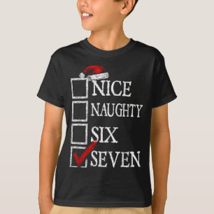 Schöne Unartige 67 Weihnachten Lustiges Meme Sechs T-Shirt