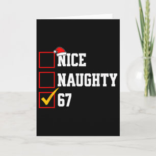 Schöne Unartige 67 Weihnachten Six Seven Xmas Kost Karte