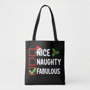 Schöne Unartige Fabelhafte Lustige Weihnachtsmann  Tasche