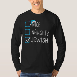 Schöne Unartige Jüdische Hässliche Chanukka Chanuk T-Shirt