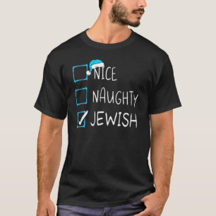 Schöne Unartige Jüdische Hässliche Chanukka Chanuk T-Shirt