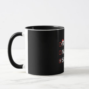 Schöne unartige Skibidi lustige Weihnachten Gen Al Tasse