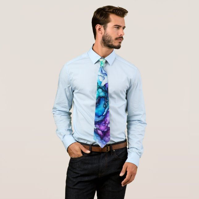 Schöne und Abstrakte Pasta Art Neck Tie Krawatte (Beispiel)