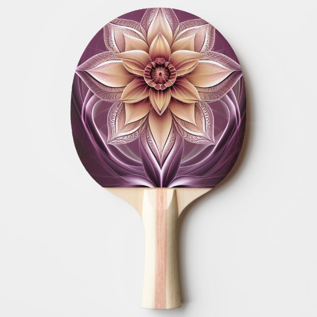 Schöne und Atemberaubende Moderne Fantasy Lotus Bl Tischtennis Schläger (Vorderseite)