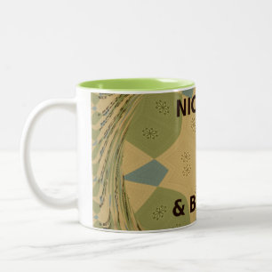 Schöne und bessere Zwei-Ton-Klassiker Kaffeetassen