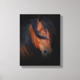 Schöne und dramatische Reitstour Kunst, Dichtung  Leinwanddruck