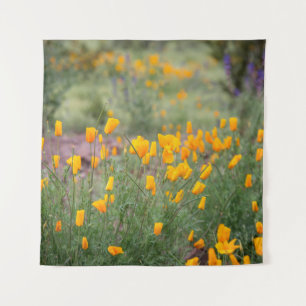 schöne und duftende Wildblumen, die in Tucs wachse Wandteppich