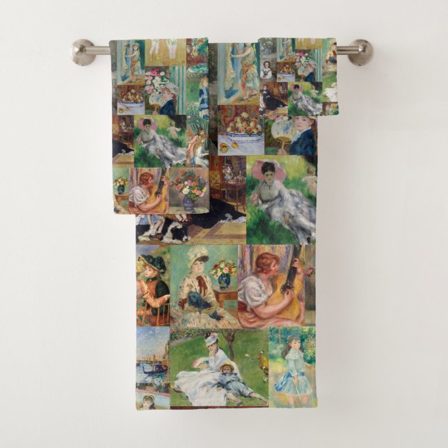 Schöne und elegante Bilder der Renoir Badhandtuch Set (Insitu)