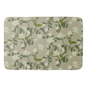 Schöne und elegante Magnolia-Blume, Badematte