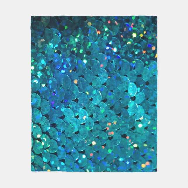 Schöne und farbenfrohe Sequenzen, die unter den Fleecedecke (Vorderseite)