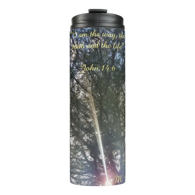 Schöne und Friedliche Natur Thermal Tumbler Thermosbecher (Vorderseite)