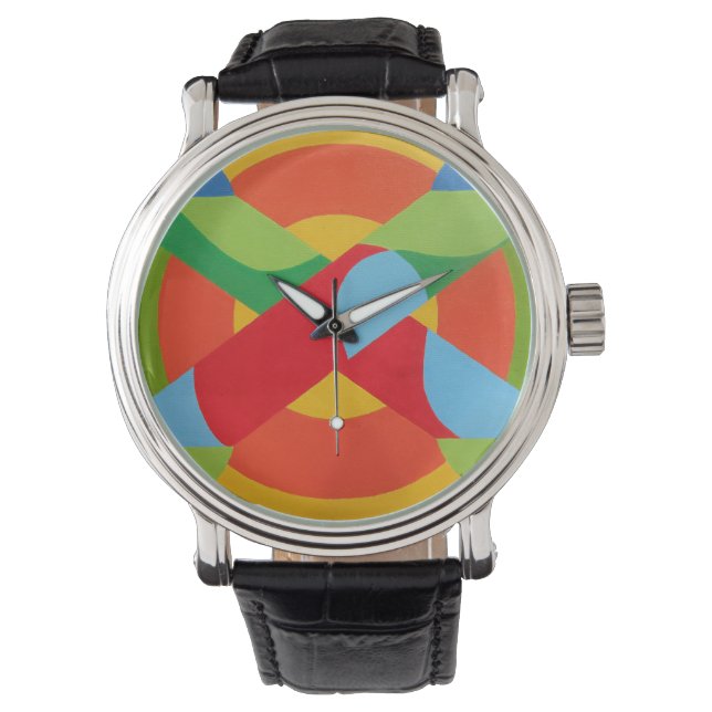 Schöne und lebendige Farben! e Uhr (Vorderseite)