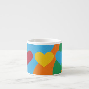 Schöne und lebendige Farben! Espresso-Tasse Espressotasse