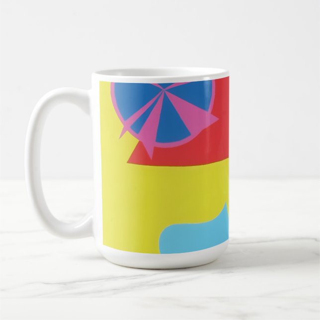 Schöne und lebendige Farben! Kaffeetasse (Links)