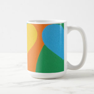 Schöne und lebendige Farben! Kaffeetasse