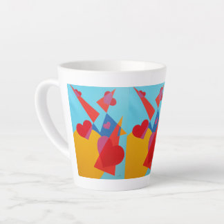 Schöne und lebendige Farben! Latte-Mug Milchtasse