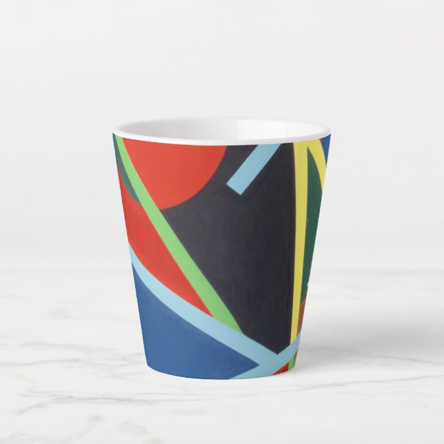 Schöne und lebendige Farben! Latte-Tasse Milchtasse (Vorderseite)