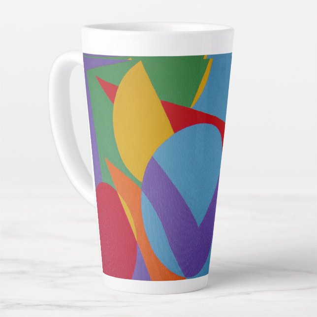 Schöne und lebendige Farben! Latte-Tasse Milchtasse (Linke Ecke)
