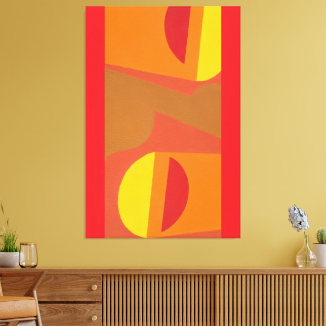 Schöne und lebendige Farben! Leinwanddruck (Insitu (Wohnzimmer))