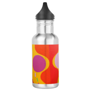 Schöne und lebendige Farben! Wasserflasche