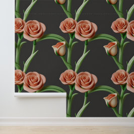 Schöne und realistische 3D-Blume Tapete
