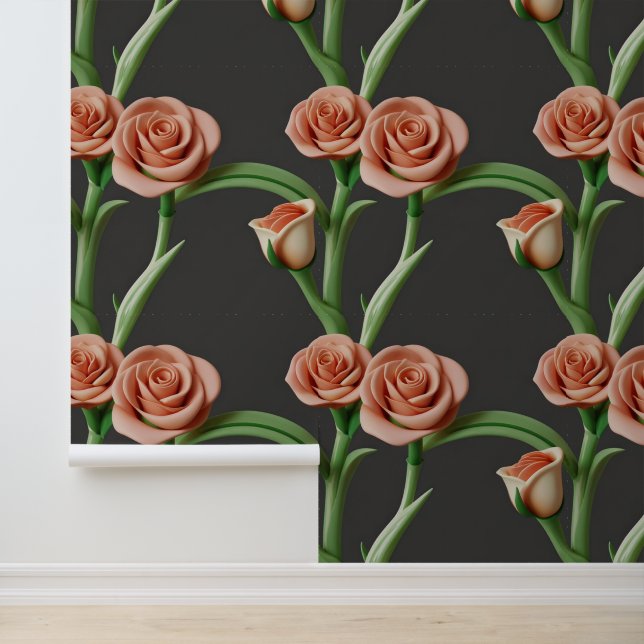 Schöne und realistische 3D-Blume Tapete (Anwendung)