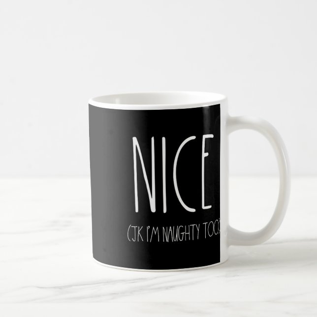 Schöne und schöne Paare Shirts für Weihnachten JK  Kaffeetasse (Rechts)