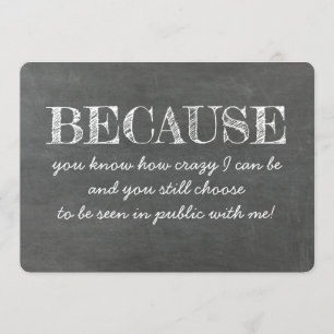 Schöne und süße Bridesmaid-Karte Einladung