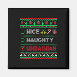 Schöne Ungezogene Ukrainische Hässliche Weihnachte Magnet