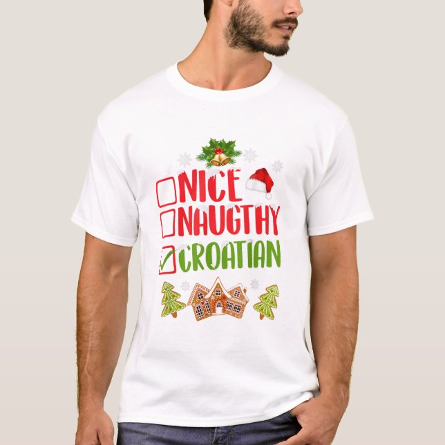 Schöne, unheimliche, kroatische Weihnachtslieder F T-Shirt (Vorderseite)