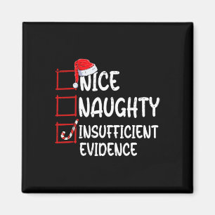 Schöne, unzulängliche Beweisliste Weihnachten Magnet