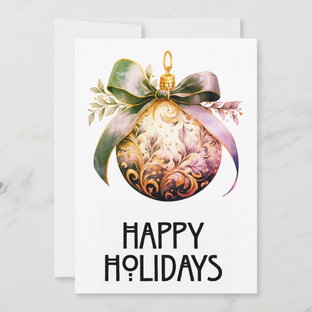 Schöne Urlaubskarten Feiertagskarte (Vorderseite)