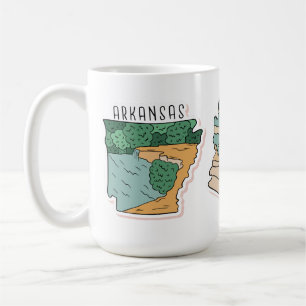 SCHÖNE USA STAATEN LANDSCAPE POSTCARD SET KAFFEETASSE