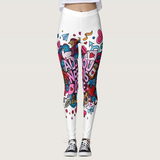Schöne Valentiner Leggings. Leggings (Vorderseite)