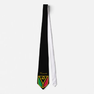 Schöne Vanuatu-Flagge Krawatte