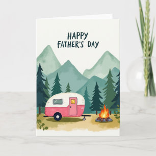 Schöne Vatertag-Camper-Karte Karte
