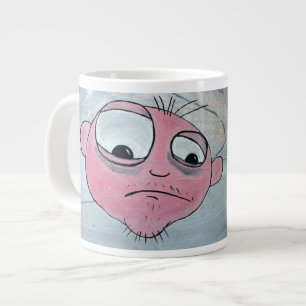 Schöne verrückte Gesicht-Jumbo-Tasse! Jumbo-Tasse