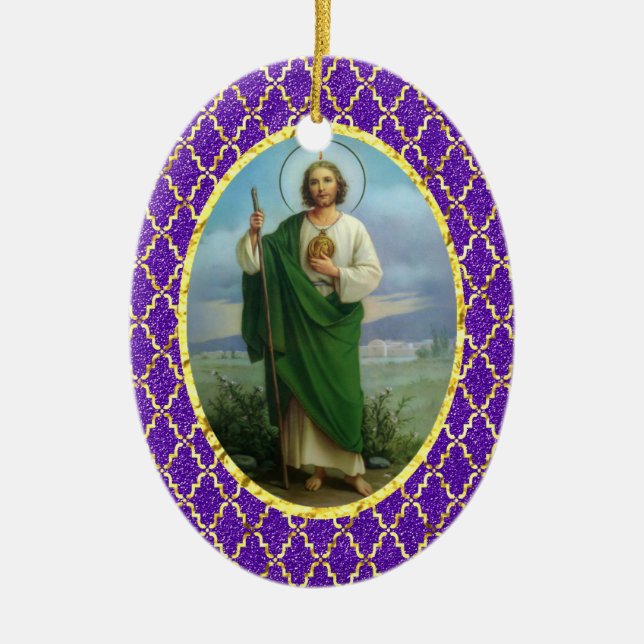 Schöne Verzierung St. Jehuda Keramikornament (Vorne)