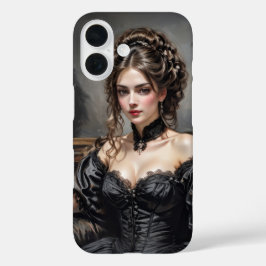 Schöne, viktorianisch gekleidete Mädchenabdeckung iPhone 16 Hülle
