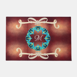 Schöne Viktorianische Bow-Krawatte mit Monogramm Fußmatte