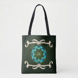 Schöne Viktorianische Bow-Krawatte mit Monogramm Tasche