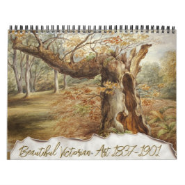 Schöne Viktorianische Gemälde Landschaft Natur Kalender