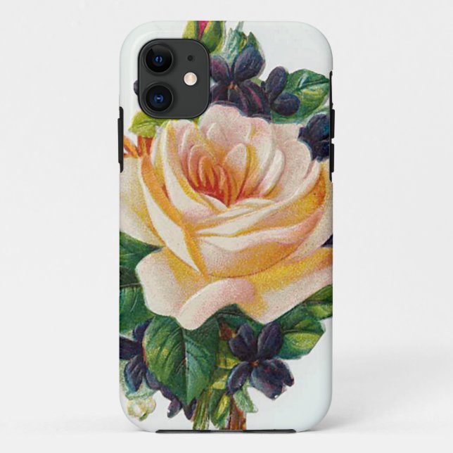 Schöne Viktorianische Rose Case-Mate iPhone Hülle (Rückseite)