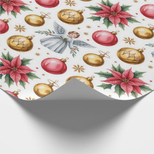 Schöne Viktorianische Weihnachtsschmuck Geschenkpapier