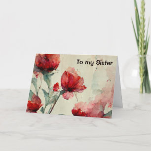 Schöne, Vintag aussehende Geburtstagskarte Karte