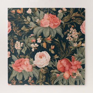 Schöne Vintage-Blumen-Rosenblüten