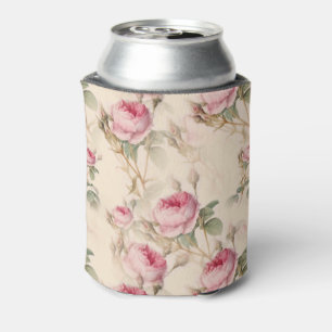 Schöne Vintage Blüte Dosenkühler